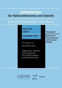 Produktbild: Economics of Risky Behavior and Sensation Seeking