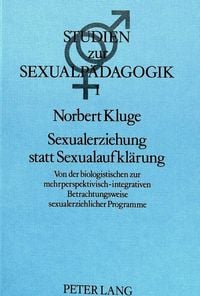 Produktbild: Sexualerziehung statt Sexualaufkl&auml;rung