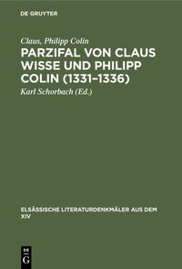 Produktbild: Parzifal von Claus Wisse und Philipp Colin (1331&ndash;1336)