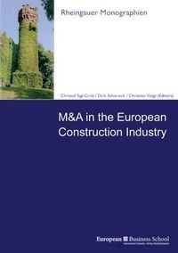 Produktbild: M&A in the European Construction Industry