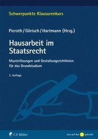 Produktbild: Hausarbeit im Staatsrecht