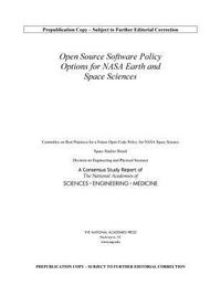 Produktbild: Open Source Software Policy Options for NASA Earth and Space Sciences