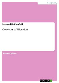 Produktbild: Concepts of Migration