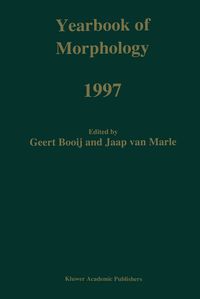 Produktbild: Yearbook of Morphology 1997