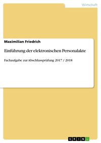 Produktbild: Einf&uuml;hrung der elektronischen Personalakte