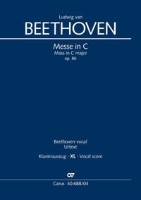 Produktbild: Messe in C (Klavierauszug XL)