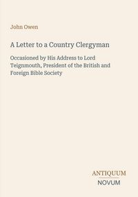 Produktbild: A Letter to a Country Clergyman