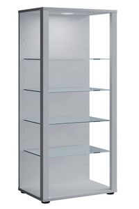 Produktbild: Holz Glas Stand Vitrine Sammelvitrine Glasol lll