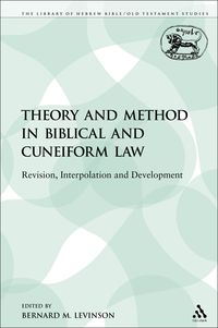 Produktbild: Theory and Method in Biblical and Cuneiform Law