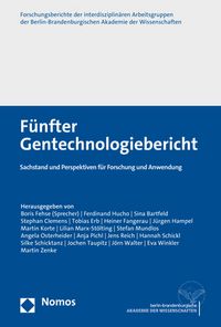 Produktbild: F&uuml;nfter Gentechnologiebericht