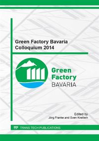 Produktbild: Green Factory Bavaria Colloquium 2014
