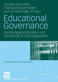 Produktbild: Educational Governance