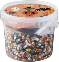 Produktbild: Hama 2042 - DIY B&uuml;gelperlen Midi 5+, Motiv Halloween, Eimer, 4000 St&uuml;ck