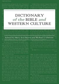 Produktbild: Dictionary of the Bible and Western Culture