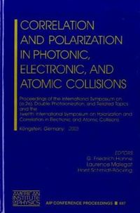 Produktbild: Correlation and Polarization in Photonic, Electronic, and Atomic Collisions