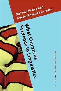 Produktbild: What Counts as Evidence in Linguistics