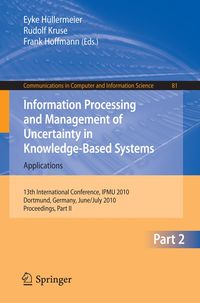 Produktbild: Information Processing and Management of Uncertainty in Knowledge-Based Systems