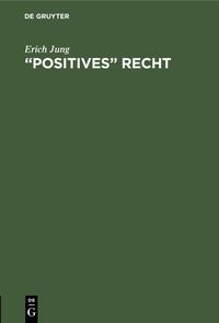 Produktbild: "Positives" Recht