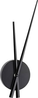 Produktbild: TFA Dostmann 60.3036.01 Quarz Wanduhr 50cm x 96mm x 310mm x 33mm Schwarz