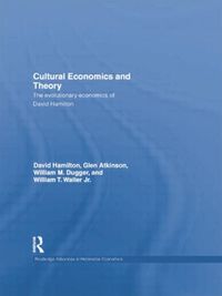 Produktbild: Cultural Economics and Theory