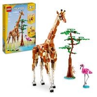 Bild vom Artikel LEGO Creator 3in1 31150 Tiersafari, Tiere-Set mit Löwe, Giraffe und Gazelle vom Autor 