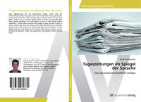 Produktbild: Tageszeitungen im Spiegel der Sprache