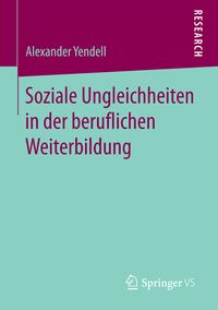 Produktbild: Soziale Ungleichheiten in der beruflichen Weiterbildung
