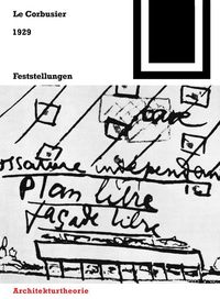 Produktbild: 1929 - Feststellungen zu Architektur und St&auml;dtebau