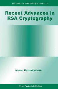 Produktbild: Recent Advances in RSA Cryptography