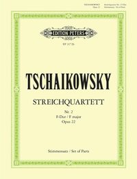 Produktbild: Tchaikovsky, P: String Quartet No. 2 in F Op. 22