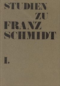 Produktbild: Studien zu Franz Schmidt