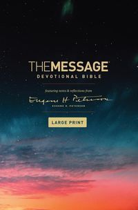 Produktbild: The Message Devotional Bible, Large Print (Hardcover)