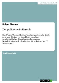 Produktbild: Der politische Philosoph
