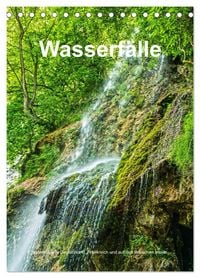 Produktbild: Wasserf&auml;lle in Deutschland, Frankreich und auf den Britischen Inseln (Tischkalender 2026 DIN A5 hoch), CALVENDO Monatskalender