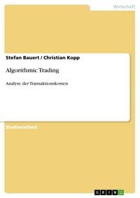 Produktbild: Algorithmic Trading