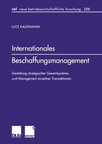 Produktbild: Internationales Beschaffungsmanagement