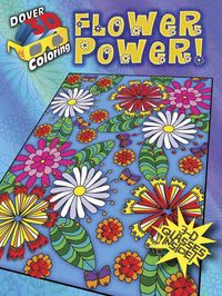 Produktbild: Baker, B: 3-D Coloring Book - Flower Power!