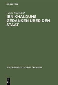 Produktbild: IBN Khalduns Gedanken &uuml;ber den Staat