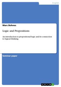 Produktbild: Logic and Propositions
