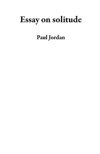 Produktbild: Essay on solitude