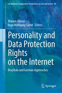 Produktbild: Personality and Data Protection Rights on the Internet