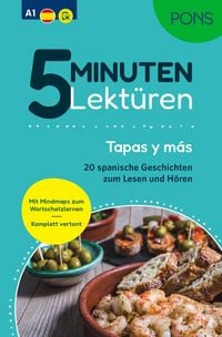 Produktbild: PONS 5-Minuten-Lekt&uuml;ren Spanisch A1 - Tapas y m&aacute;s