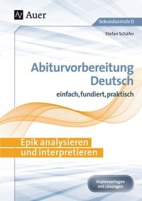 Produktbild: Epik analysieren und interpretieren