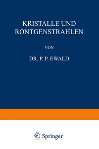 Produktbild: Kristalle und R&ouml;ntgenstrahlen