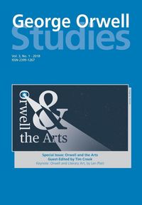 Produktbild: George Orwell Studies Vol.3 No.1