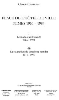 Produktbild: Place de l'hotel de ville nimes 1965-197