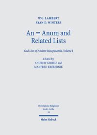 Produktbild: Lambert, W: An = Anum and Related Lists