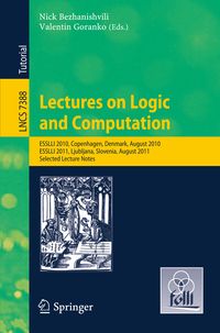 Produktbild: Lectures on Logic and Computation