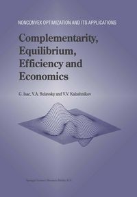 Produktbild: Complementarity, Equilibrium, Efficiency and Economics