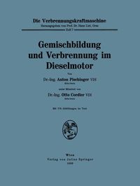 Produktbild: Gemischbildung und Verbrennung im Dieselmotor